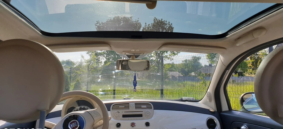 Fiat 500 cena 21000 przebieg: 153692, rok produkcji 2009 z Świebodzin małe 56